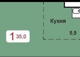 Продам однокомнатную квартиру, 35 м2, Красноярск, Свердловский район