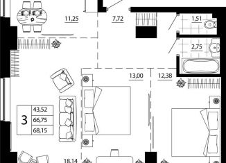 Продажа 3-комнатной квартиры, 68.2 м2, Ростов-на-Дону, улица 26-я Линия, 33/2