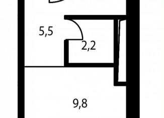 Продается квартира студия, 17.5 м2, Москва, Аминьевское шоссе, 7, ЗАО