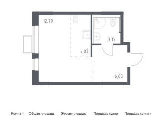 Продажа квартиры студии, 25.9 м2, Московская область, микрорайон Пригород Лесное, к14.2