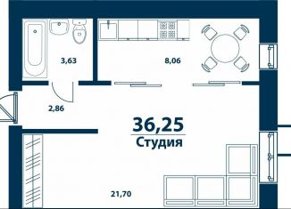 Продаю 1-комнатную квартиру, 36.3 м2, деревня Ветошниково