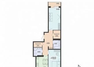 Продаю двухкомнатную квартиру, 70.6 м2, Воронеж, улица Богдана Хмельницкого, 45А