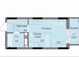 Продается квартира студия, 25 м2, Удмуртия