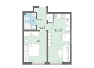 Продажа 1-ком. квартиры, 35.9 м2, Санкт-Петербург, Красносельский район