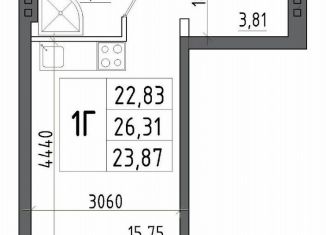 Продаю двухкомнатную квартиру, 61.2 м2, Шелехов