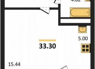 Квартира на продажу студия, 33.3 м2, Симферополь, проспект Александра Суворова, 99