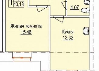 Продаю 1-ком. квартиру, 40.1 м2, Благовещенск, Заводская улица, 4/9, ЖК Лазурный Берег
