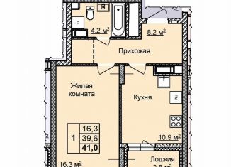 Продажа 1-комнатной квартиры, 41 м2, Нижний Новгород, метро Горьковская
