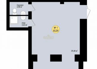 Продам помещение свободного назначения, 45.09 м2, Марий Эл, Молодёжная улица, 17