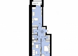 2-комнатная квартира на продажу, 81.9 м2, Сыктывкар, Октябрьский проспект, 137
