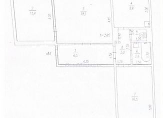 Сдается 3-комнатная квартира, 67.8 м2, Мыски, 18-й квартал, 2А
