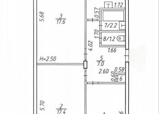 Продажа 3-комнатной квартиры, 63 м2, Карелия, улица Маршала Мерецкова, 24