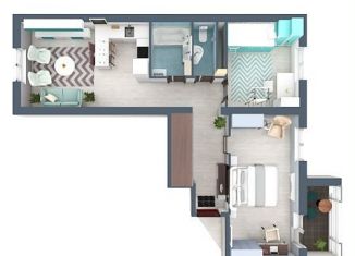 Продаю 2-ком. квартиру, 68.7 м2, Нижний Тагил, Уральский проспект, 97