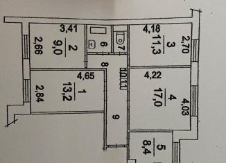 Продаю 4-комнатную квартиру, 74 м2, Котельники, микрорайон Белая Дача, 15