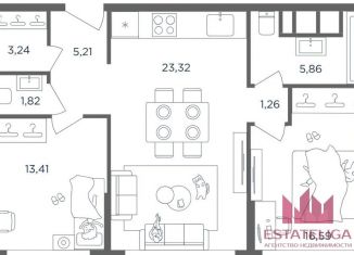 Продам трехкомнатную квартиру, 71 м2, Москва, Шмитовский проезд, 39к4, Пресненский район