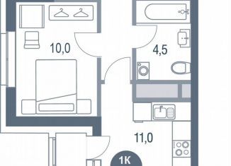 Продаю 1-комнатную квартиру, 36 м2, Котельники, микрорайон Новые Котельники, 11
