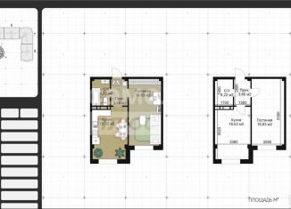 Продажа однокомнатной квартиры, 44 м2, Хасавюрт, Завокзальная улица, 1