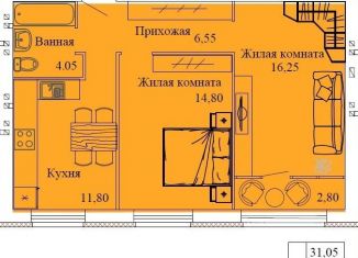 Продам двухкомнатную квартиру, 56.3 м2, Кохма