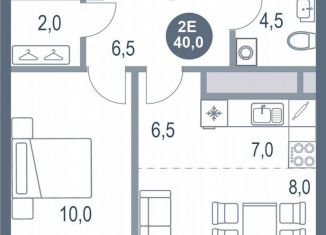 Продажа двухкомнатной квартиры, 40 м2, Котельники, микрорайон Новые Котельники, 11