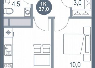 Продаю 1-ком. квартиру, 37 м2, Котельники, микрорайон Новые Котельники, 11