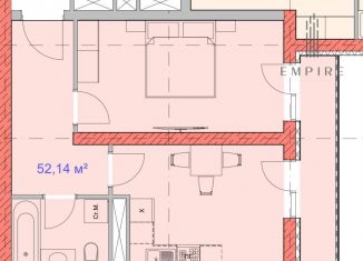 Продам двухкомнатную квартиру, 52.1 м2, Грозный, Путинский район, улица Нурсултана Абишевича Назарбаева, 7