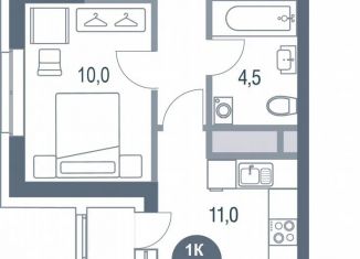 Продажа однокомнатной квартиры, 36 м2, Котельники, микрорайон Новые Котельники, 11