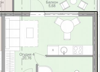 Продажа дома, 26 м2, село Верхневесёлое, СТ Золотой Гребешок, 8/32А