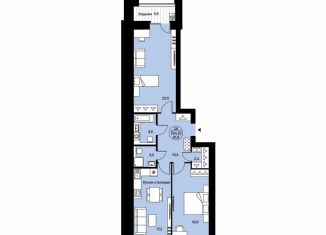Продается 2-комнатная квартира, 81.9 м2, Сыктывкар, Октябрьский проспект, 137, район Орбита