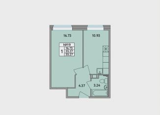 Продажа однокомнатной квартиры, 34.9 м2, деревня Новое Девяткино, Главная улица, 2, ЖК Удача