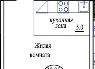 Продается квартира студия, 32.5 м2, Новосибирск, Октябрьский район, Плющихинская улица, 6