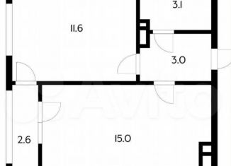 Продам однокомнатную квартиру, 32.3 м2, Краснодар, улица имени Николая Семеновича Котлярова, 32, микрорайон Московский