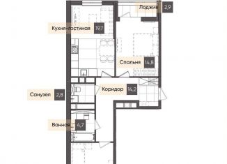 Продаю 2-ком. квартиру, 73.3 м2, Калуга