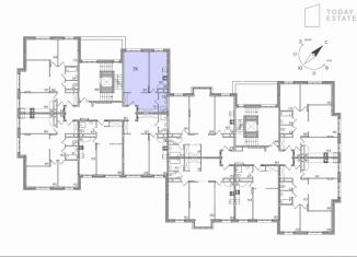 Продается 1-комнатная квартира, 53.2 м2, деревня Болтино, улица Баздырева, 3, ЖК Болтино
