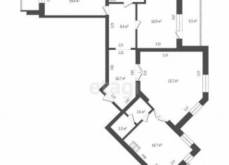 Продаю 3-комнатную квартиру, 103.2 м2, Тюмень, улица Чернышевского, 2Ак12