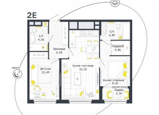 Продам 2-комнатную квартиру, 64.7 м2, Москва, Шереметьевская улица, 14, Шереметьевская улица