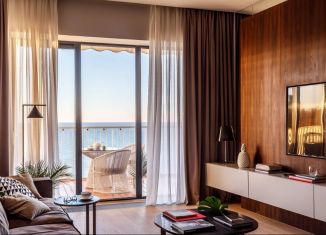 Двухкомнатная квартира на продажу, 80 м2, Сочи, Курортный проспект, 105, микрорайон Приморье