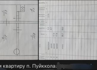 Продажа трехкомнатной квартиры, 54 м2, Карелия, Лесная улица, 2