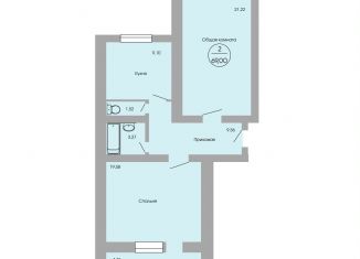 Продам 2-комнатную квартиру, 70.6 м2, Ростов-на-Дону, ЖК Сиреневый Квартал, улица Вересаева, 103Вс1
