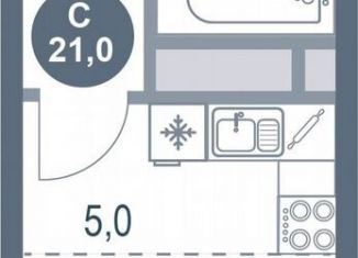 Продажа квартиры студии, 21 м2, Котельники, микрорайон Новые Котельники, 11