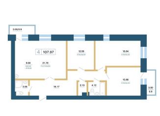 Продажа 4-комнатной квартиры, 108 м2, Красноярск, Железнодорожный район