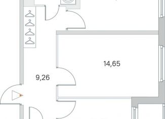 Продажа двухкомнатной квартиры, 53.7 м2, городской посёлок Янино-1, ЖК Ясно-Янино