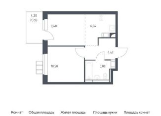 Продажа 1-комнатной квартиры, 35.6 м2, поселение Рязановское, Рязановское шоссе