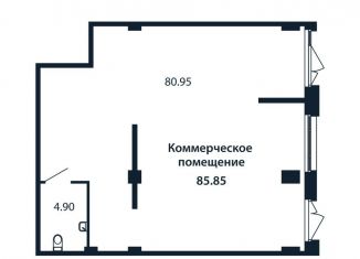 Продаю помещение свободного назначения, 85.85 м2, городской посёлок Новоселье