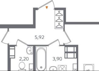 Продаю 1-ком. квартиру, 43.6 м2, Санкт-Петербург, метро Выборгская