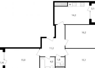 3-ком. квартира на продажу, 80.6 м2, Москва, Михалковская улица, 48к2, Головинский район