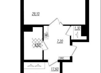 Аренда 1-комнатной квартиры, 60 м2, Санкт-Петербург, Пулковская улица, 6к5с1, ЖК Дом на Космонавтов