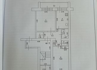 Продажа 2-ком. квартиры, 50.1 м2, поселок Комсомольский, Молодёжная улица, 6