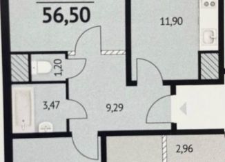 Продаю 2-комнатную квартиру, 56 м2, Ростов-на-Дону, проспект Маршала Жукова, 27/1, ЖК Английский Квартал