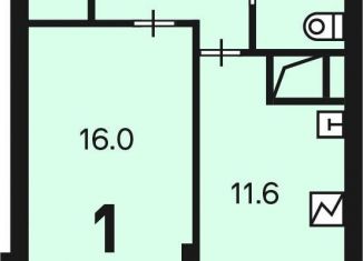 1-комнатная квартира на продажу, 39 м2, Москва, 5-я Парковая улица, 62Б, метро Щёлковская
