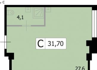 Продается квартира студия, 31.7 м2, Москва, Нижегородская улица, 32с15, Нижегородская улица